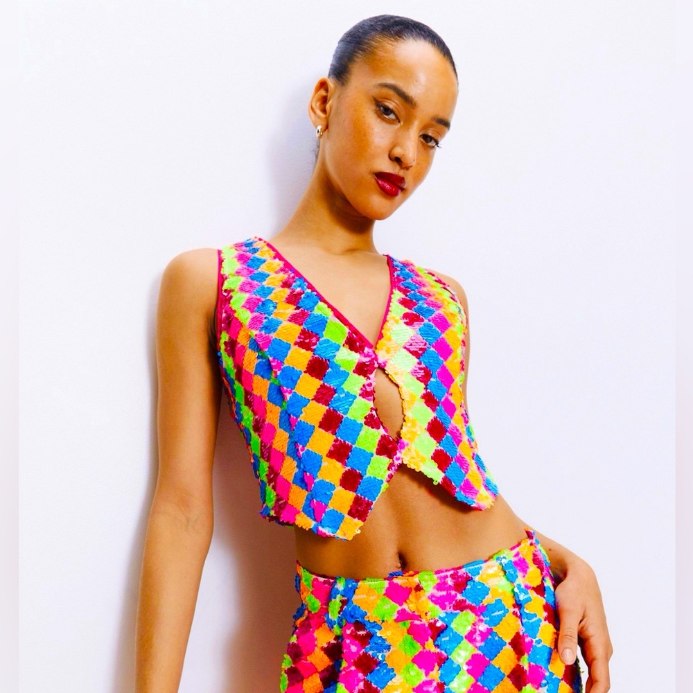 💥FLASH SALE Nasty Gal Sequin Vest